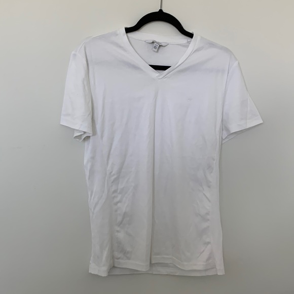 White Calvin Klein V Neck - Picture 1 of 3